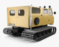 Thiokol Spryte 1200 Snowcat (The Thing) with HQ interior 2011 3D 모델  back view