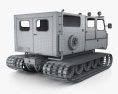 Thiokol Spryte 1200 Snowcat (The Thing) with HQ interior 2011 3D-Modell