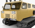 Thiokol Spryte 1200 Snowcat (The Thing) with HQ interior 2011 3D 모델 