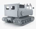 Thiokol Spryte 1200 Snowcat (The Thing) with HQ interior 2011 3d model