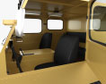 Thiokol Spryte 1200 Snowcat (The Thing) with HQ interior 2011 3D 모델  seats
