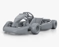 Tony Kart Rocky EXP 2014 3D-Modell clay render