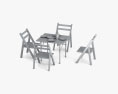 Barbeque Table 3D 모델 