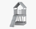 Playground slide 3d model