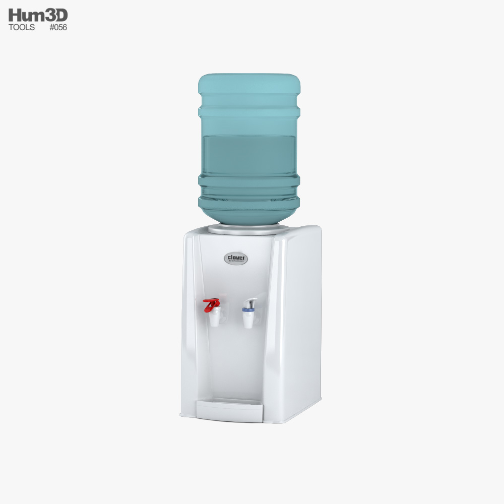 Refroidisseur d'eau de bureau 02 Modèle 3D