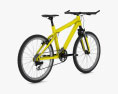 Bicicleta amarela Modelo 3d