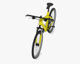 自行车 黄色 3D模型