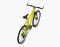 Bicicleta amarela Modelo 3d