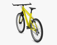 Жовтий велосипед 3D модель