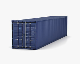 Shipping Container 40ft 3D model