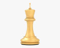 Roi d'échecs blanc Modèle 3d