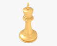 国际象棋王白 3D模型