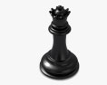 国际象棋皇后黑 3D模型