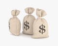 Money Bags 3d model