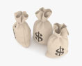 Money Bags 3d model