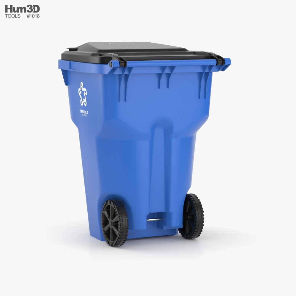 Download Trash Can 005 3D Models for free