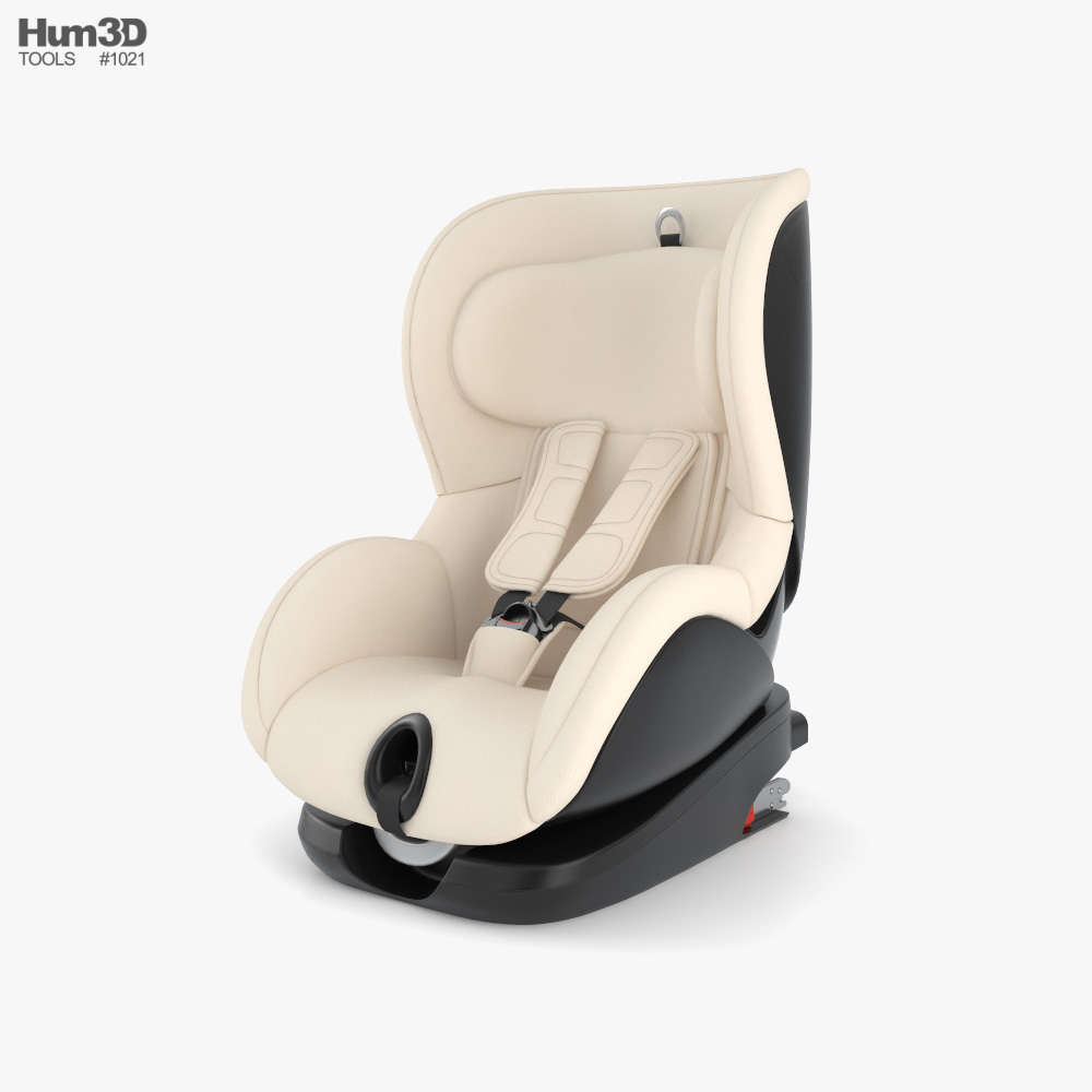 Cadeira de criança para automó Modelo 3d