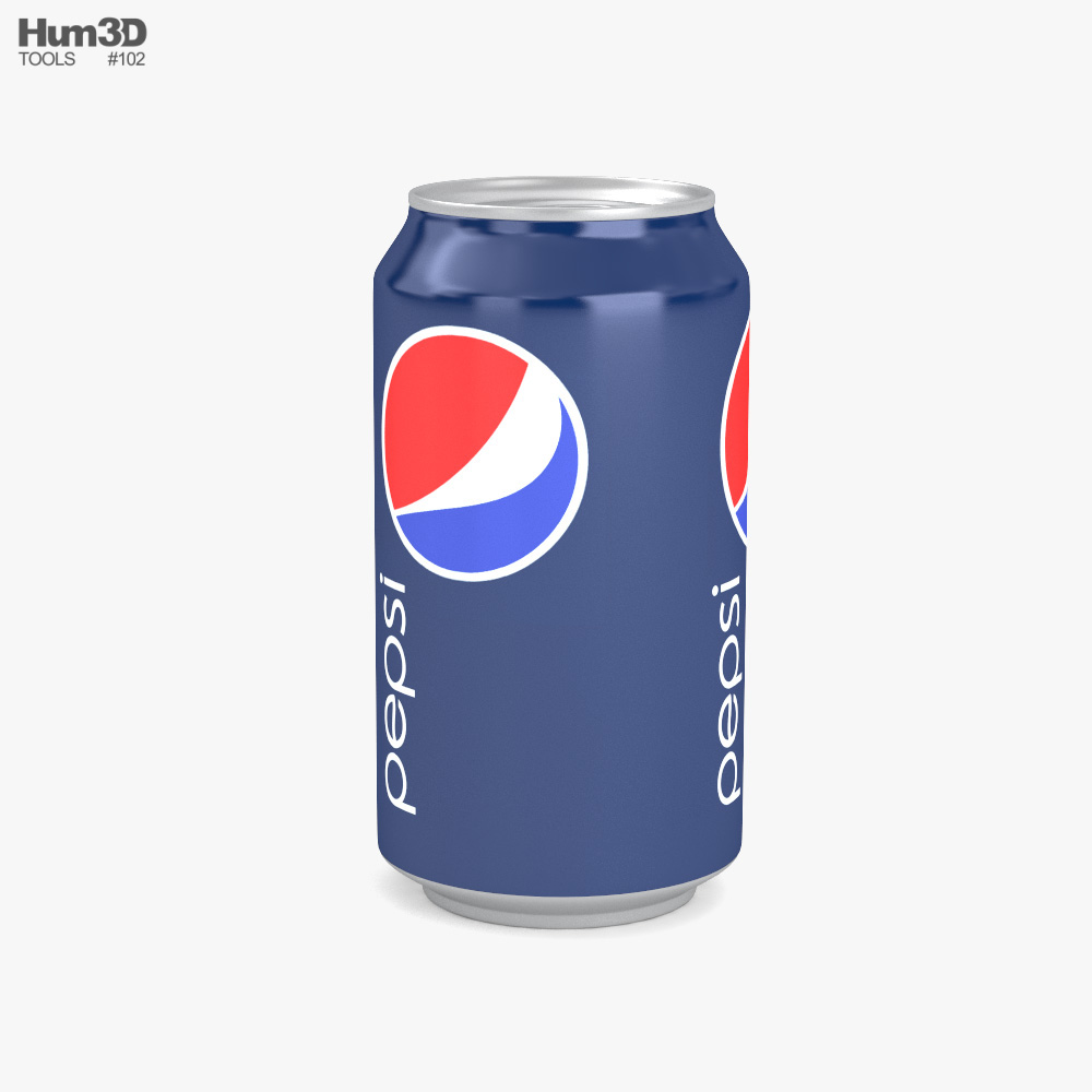 Pepsi Can 12 FL 3D model