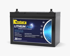 Century Pro batterie au lithium de voiture Modèle 3D