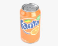 Fanta Orange Can 12 FL 3d model