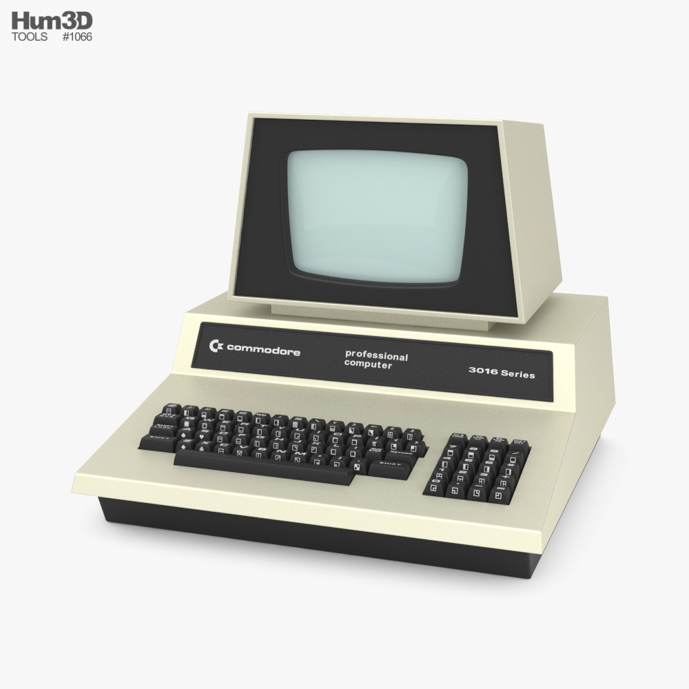 Commodore PET Modello 3D