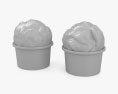 아이스크림 컵 3D 모델 