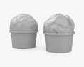 アイスクリームカップ 3Dモデル
