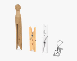 Clothespins 3D model