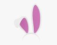 兔耳朵 3D模型