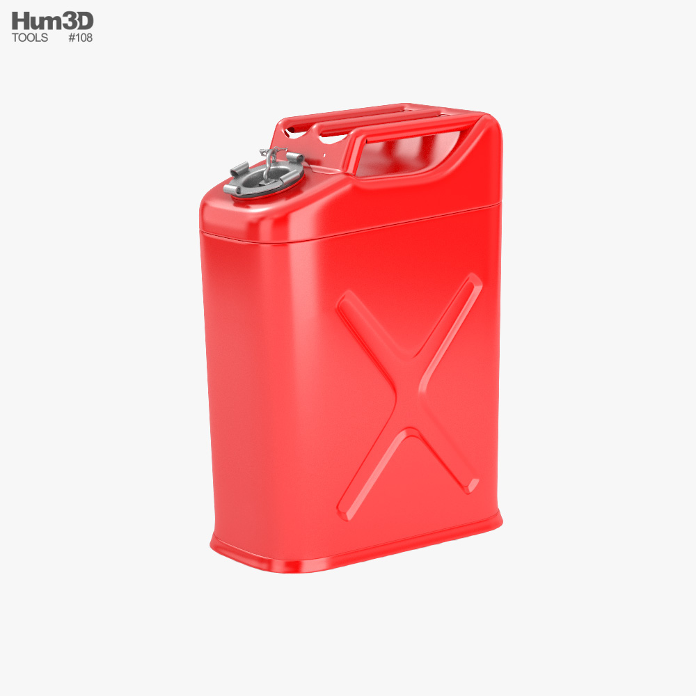 5 Gallon Jerry Gas Fuel Can 3D model