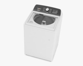 Whirlpool WTW5057LW トップロード洗濯機 3Dモデル