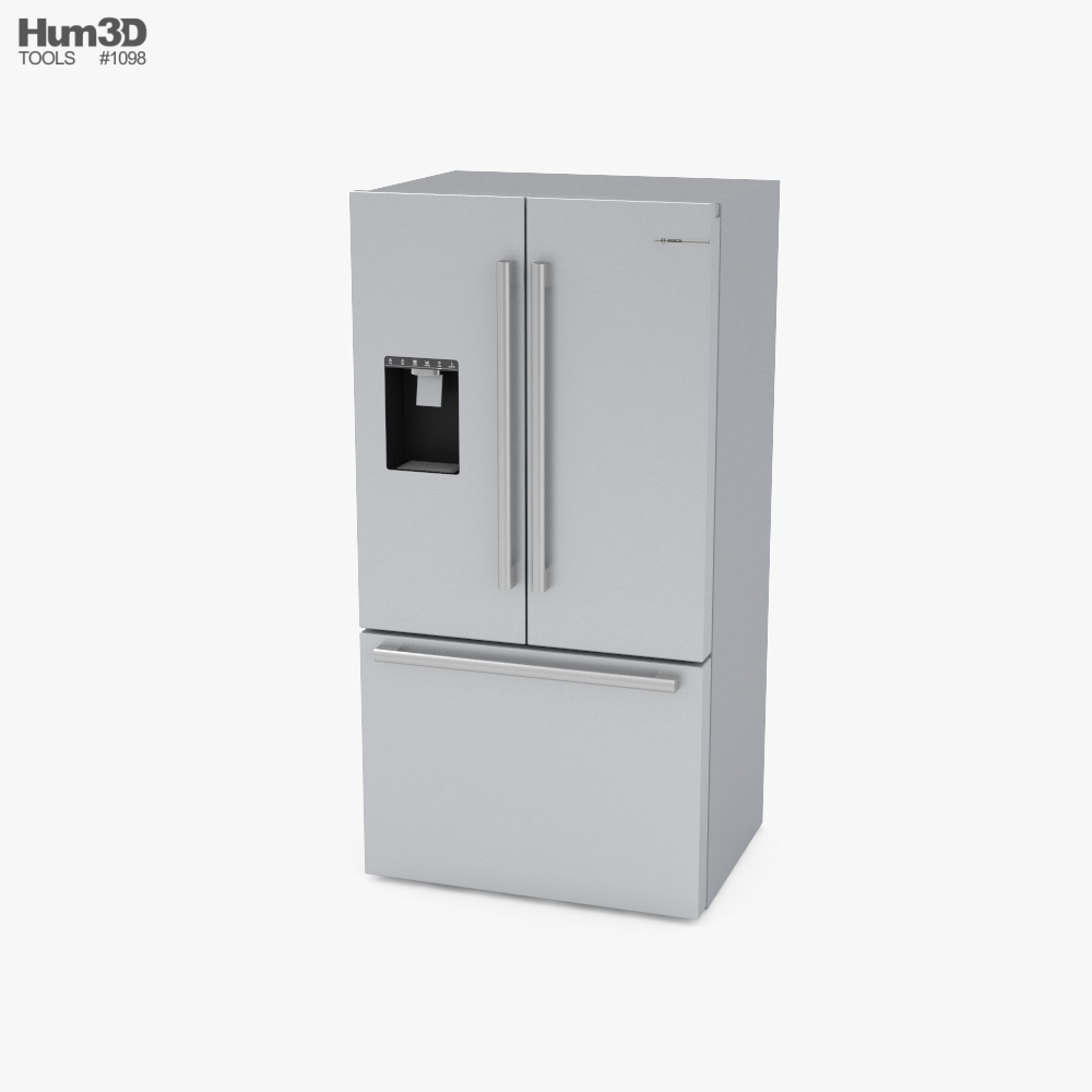 Bosch 냉장고 3D 모델 