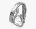 Bulgari Stainless Steel Diamond 23mm Serpenti Tubogas Quartz Watch 3d model
