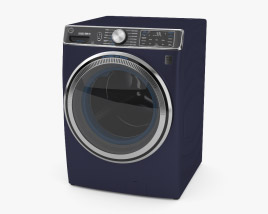 Máquina de lavar frontal GE GFW850SPNRS Modelo 3d