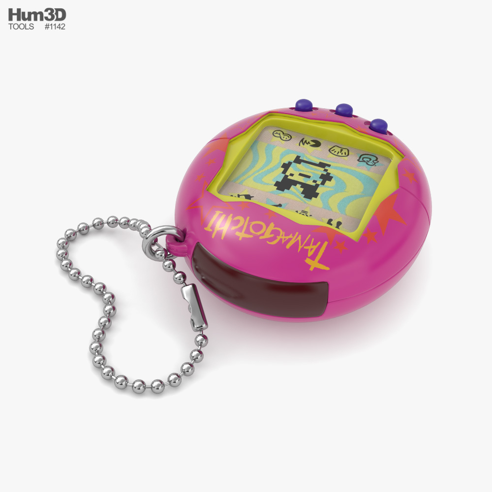 Tamagotchi 3D model - Download Life and Leisure on