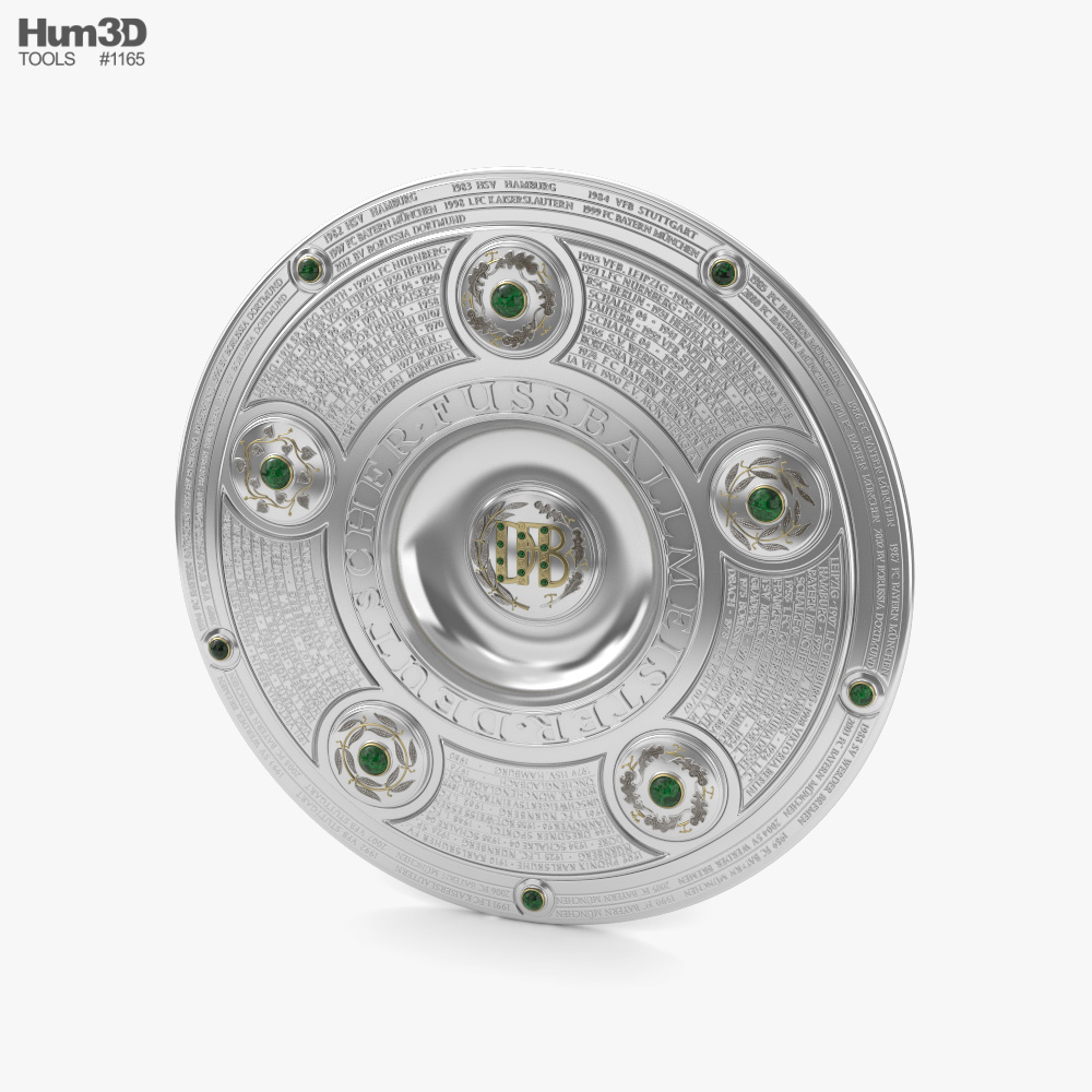 Troféu do Campeonato da Bundesliga Modelo 3d