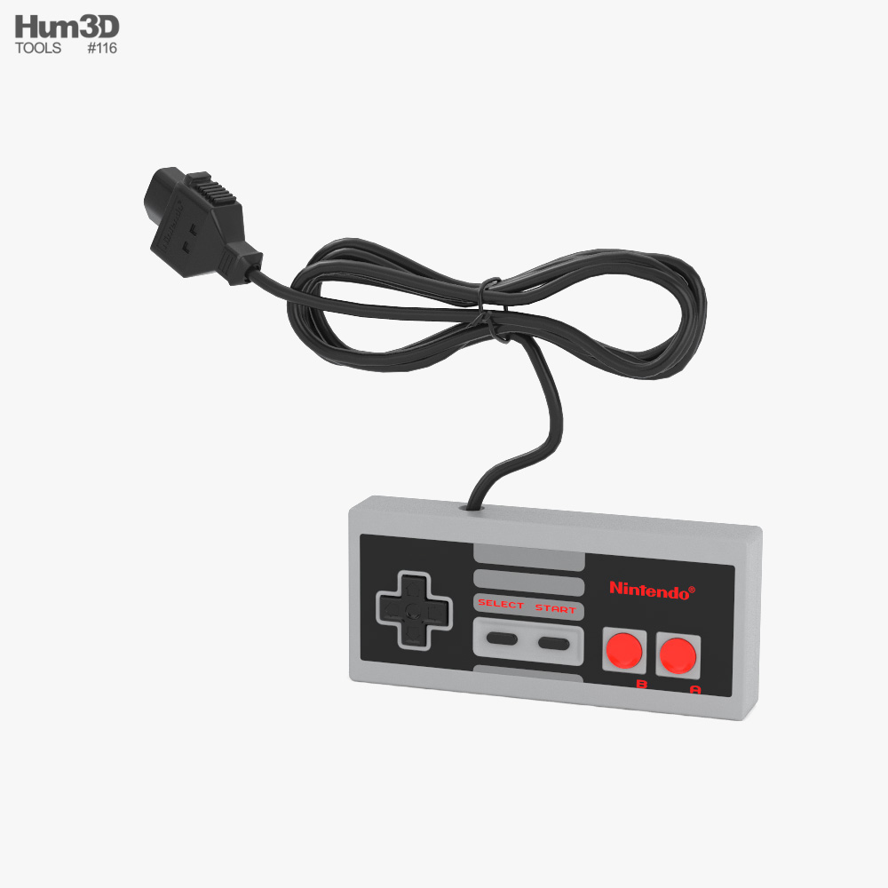 NES Controller 3d model