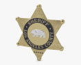 Los Angeles County Sheriff Abzeichen 3D-Modell