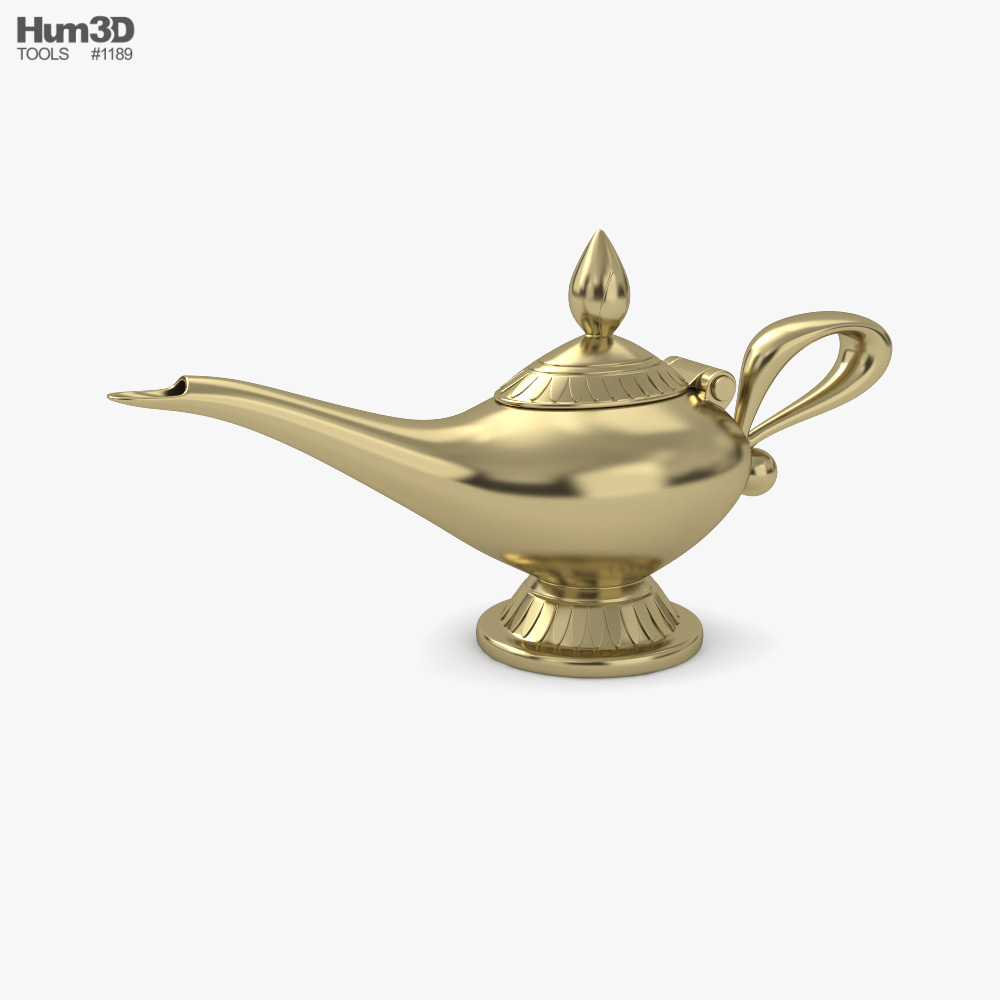 Lámpara de Aladino Modelo 3D