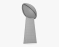 NFL Lombardi Trophy Modello 3D