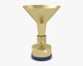 Italian Serie A Football Trophy Modello 3D