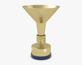 Italian Serie A Football Trophy 3D model