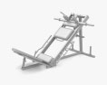 Leg Press Hack Squat Machine Modelo 3D