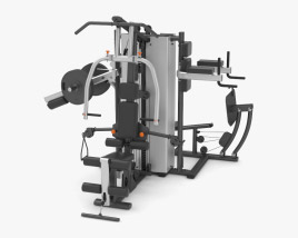 Multi Fitness Equipment Gym 3D model