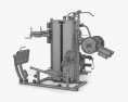멀티 체육관 운동 장비 3D 모델 