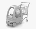 Supermarché Toy Car Shopping Trolley Modèle 3d