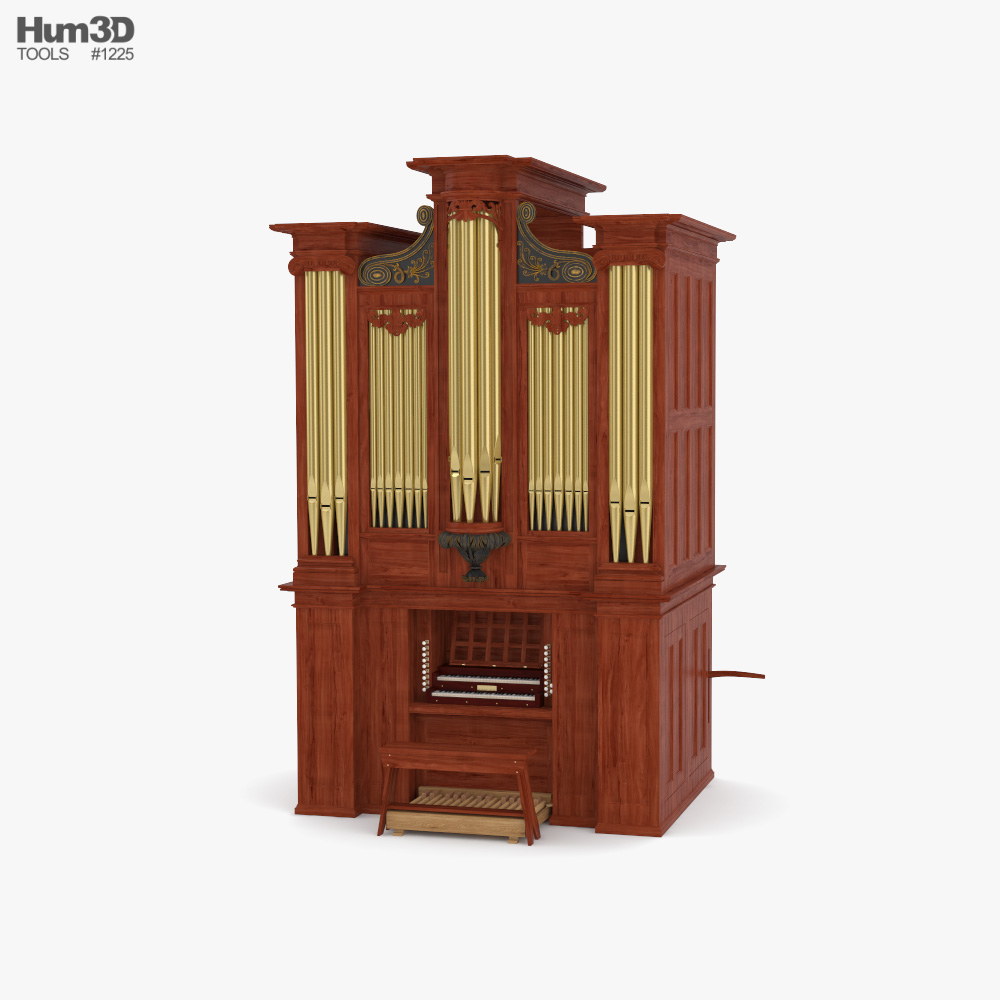 Church Organ 3D model