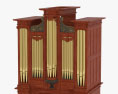 Órgão da igreja Modelo 3d