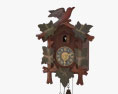 Wooden Cuckoo Clock 3d model