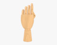Дерев'яна рука 3D модель
